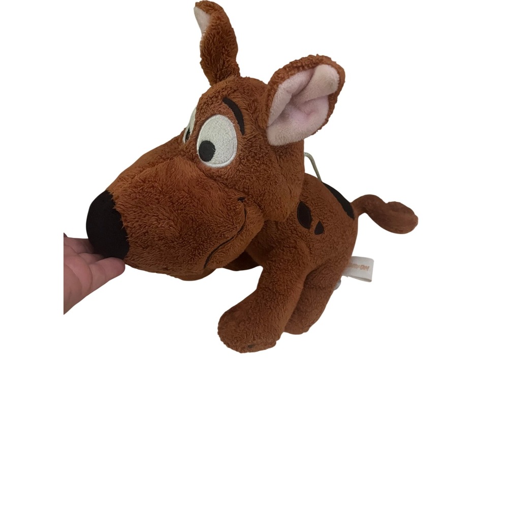 Scooby-Doo Plush Stuffed Animal Brown Dog with Blue SD Collar Hanna-Barbera